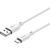 Yenkee YCU 315 WH SILIC USB A-C / 1,5 m
