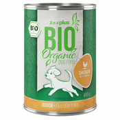 Varčno pakiranje zooplus Bio Junior 12x400 g Puran s korenjem