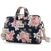 CANVASLIFE BRIEFCASE LAPTOP 13-14 NAVY ROSE (0795787711187)