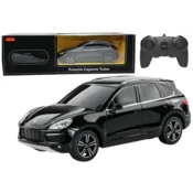 shumee Porsche Cayenne Turbo avto na daljinsko upravljanje RC Rastar črne barve 1:24