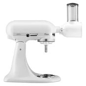 Mixer with bowl, 4.3 L, with slicer accessory, Classic, Matte White -