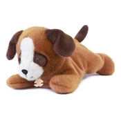 Plyšový psík s ťažkým bruškom Ptit Relax Brown Dog Histoire d’ Ours hnedý 30 cm od 0 mes HO3326