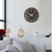 Wallity Zidni sat New, 38x38 cm, Srebrne boje