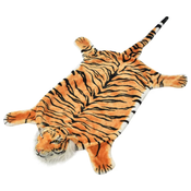 vidaXL Tepih Tigar od Pliša 144 cm Smedi