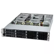 Supermicro SYS-521C-NR/12x LFF hotplug/2x 4410Y/32GB (2x16GB)/AOC-S3908L-H8IR-16DD 8GB cache ctrl/2x