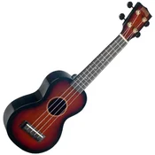 Mahalo MJ1 3TS 3-Tone Sunburst Soprano ukulele (Kot novo)