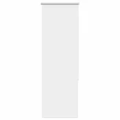 Vidaxl Rolo zatemnjena bela 50x175cm tkanina širina 45,7cm poliester
