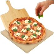 Ruhhy Šamotni kamen za peko pizze ali kruha z loparjem