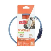 Ovratnica LED majhna BIVOUAK 20-40cm USB modra Zolux
