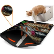 Aberto Design Prostorika za toalet za macke Nrszn0168, 45 x 60 cm, Šarena