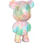 Generic Galvanski Gradient Violent Bear Fan Prenosni USB Ventilator Ročni Namizni, (21132724)
