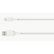 Belkin Belkin CAA002BT1MWH lightning kabel 1 m, MFi certifikat, USB A, beli, visokokakovosten in zanesljiv prenos podatkov