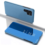 slomart Prozoren ovitek za Samsung Galaxy S25 Ultra s pokrovom - moder