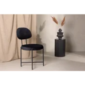 Venture Design Jedilni stol Stella 60x50x89 cm črne barve