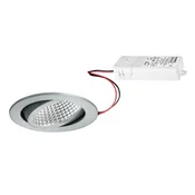 BRUMBERG Kerby-R LED vgradno reflektorsko svetilo, 3000K, aluminij - Dnevna soba/jedilnica
