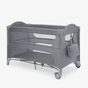 Kikka Boo Krevetac Milky Way premium 2 nivoa sa rancem i spuštajucom stranicom Grey