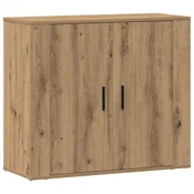 Vidaxl vidaXL Omarica, Artisan hrast, 80x33x70 cm, material na osnovi lesa