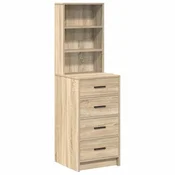 Vidaxl Visok predalnik sonoma hrast 40 x 41 x 135 cm Konstruiran les