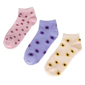 Nogavice Jenny 7KB-001-SS25 (3-PACK) Bež
