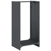 vidaXL Stojalo za drva antracitno 40x30x80 cm hladno valjano jeklo