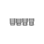 Komplet kozarcev ferm LIVING Ripple 200 ml 4-pack