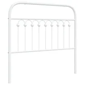 Vidaxl Kovinsko nadomestno vzglavje belo 100 cm