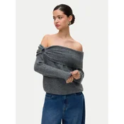 Vero Moda Pulover Lovely 10336698 Siva Regular Fit