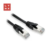 LYNX FTP povezovalni kabel Cat5e PVC, CCA, 3 m, črn