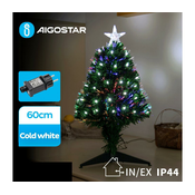 Aigostar - LED Spoljašnja božicna jelka LED/3,6W/230V 60 cm IP44 hladno-bela
