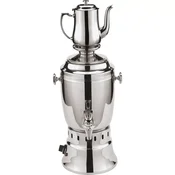 PADERNO samovar iz nerjavečega jekla, prostornina: 6,00 litrov, višina 510 mm