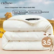 Crown Prekrivac, Vuna, 150x200cm, Beli