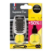 slomart AROMA CAR Aroma Supreme Duo osvežilček za avto, vanilija