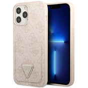Guess Etui Guess 4G Triangle Logo Cardslot za iPhone 13 Pro/13 - roza