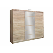 Garderobna omara Honolulu 103 Sonoma hrast, 215x250x61cm, Vrata omare: Drsna