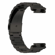 BStrap Stainless Steel pašček za Xiaomi Amazfit Active Edge, black