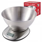 shumee Webber EK4390 kuhinjska tehtnica iz nerjavečega jekla, LCD, 5 kg, posoda za taro, 1 g