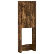 vidaXL Kabineta za stranišče HAARLEM Dimljen hrast 66 x 25,5 x 190 cm