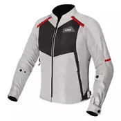 Ljetna ženska motoristicka jakna LS2 Breeze, bijela/crna/crvena