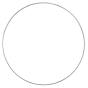 Rayher Obroč kovinski, 30 cm, srebrn, (20634025)