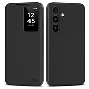 Tech-Protect Smart Wallet knjižni ovitek za Samsung Galaxy S25, črna