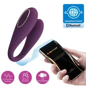 LyBaile Vibrator za pare Pretty Love August Purple z 12 funkcijami in aplikacijo
