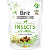 Treat Brit Care Dog Crunchy Cracker Insocts, kunic s komoracem 200g