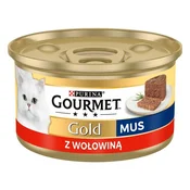 slomart GOURMET Gold Govedina - mokra hrana za mačke - 85g