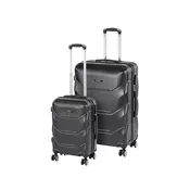 Set crnih kofer-torbi TraveLux Max VI na kotačima