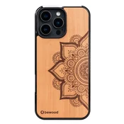 shumee Lesen ovitek Bewood za iPhone 16 Pro Max MANDALA JABOLKA