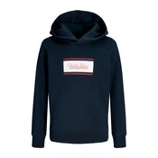 Jack & Jones Junior Majica JJBuster temno modra / rdeča / bela
