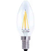 Segula LED žarnica (enobarvna) Segula 230 V E14 4 W = 26 W topla bela, energ. razred: A+ oblika sveče (premer x D) 35 mm x 95 mm zatemn