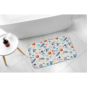 tulup.si Kopalniške preproge Vesoljski simboli 90x60 cm Bela in siva