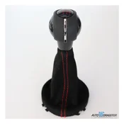 MINI RUCICA MENJACA SA KOŽOM 6 brzina MINI F54 CLUBMAN 2014-2017 MINI F55 2013-2017 MINI COOPER F56 ALKANTARA SA CRVENIM KONCEM I SLOVIMA
