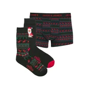 JACK & JONES Boksarice JACXMAS REINDEER smaragd/rdeča/črna/bela